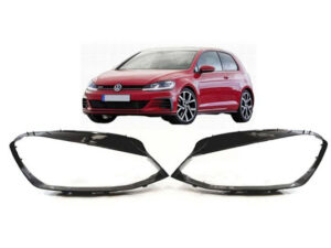 OEM HEADLIGHT GLASS LENS PLASTIC COVER FOR VW GOLF 7 GTI (14-17)