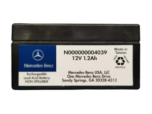 Mercedes 07-23 Secondary Auxiliary Battery 1.2AH – Part No. 000000004039