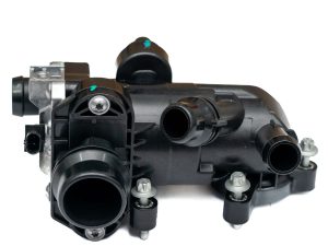 ENGINE COOLING THERMOSTAT HOUSING Compatible with Mercedes Benz A2642001501