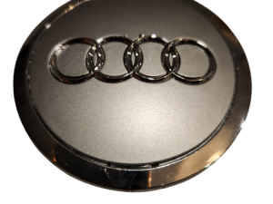Centre Cap 68mm Silver-Grey- 4Piece Set Compatible with Audi