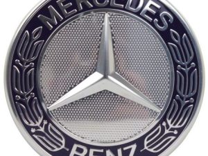 Mercedes Benz Wheel Caps – Set of 4 Black and Silver