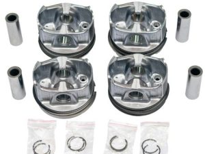 A2640301800 4X Pistons & Rings Set compatible with Mercedes-Benz