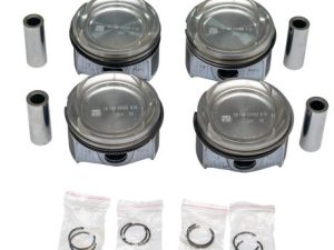 A2640301800 4X Pistons & Rings Set compatible with Mercedes-Benz