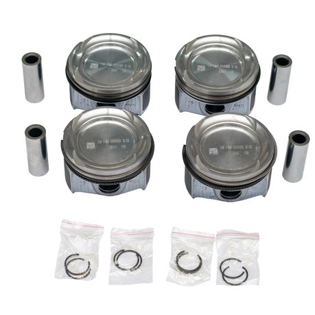 A2640301800 4X Pistons & Rings Set compatible with Mercedes-Benz - Image 2