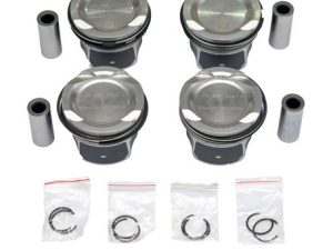 A2820300700 4X Pistons & Rings Set Compatible with Mercedes-Benz